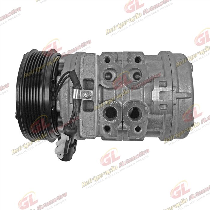 Compressor Ford F250 Motor MWM 10P15 R134a - 12 Volts Polia 6pk 125mm OEM: 2C35-19D629-AA — foto 8