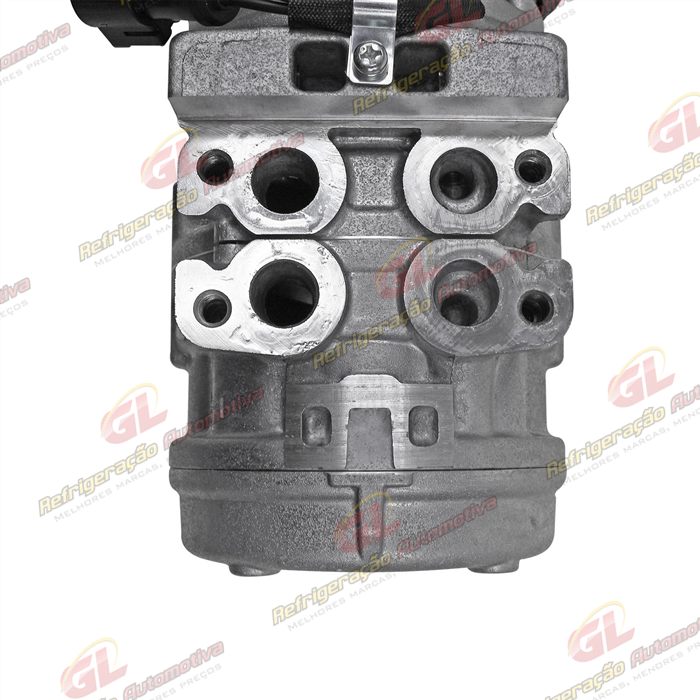 Compressor Ford F250 Motor MWM 10P15 R134a - 12 Volts Polia 6pk 125mm OEM: 2C35-19D629-AA — foto 9