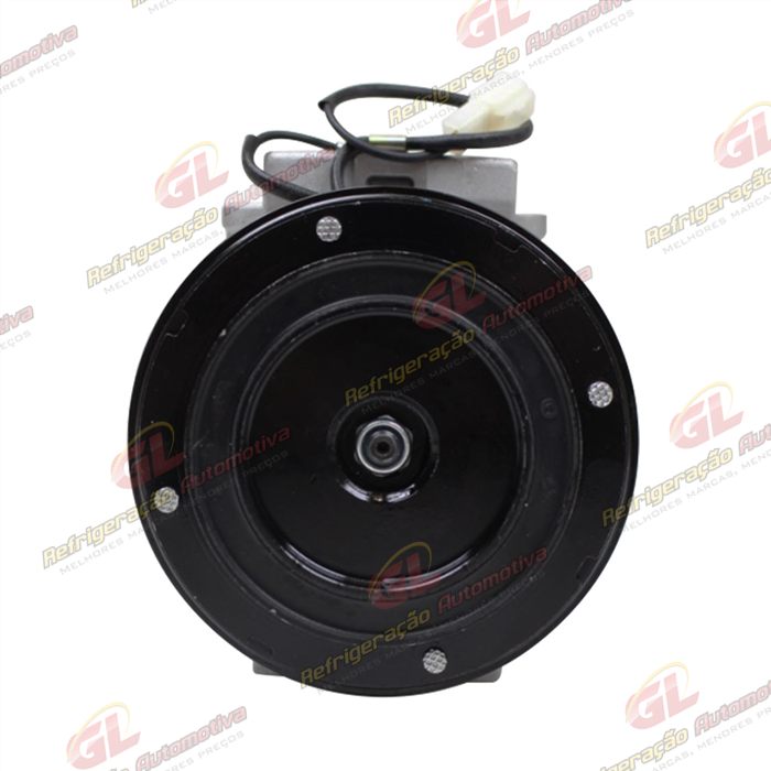 Compressor 10P15 Máquina Colheitadeira John Deere CB2500H - 12 Volts Polia 8pk 123mm OEM: DQ49620 — foto 3