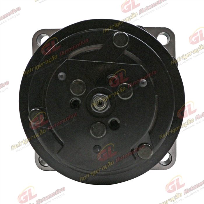 Compressor Modelo Sanden AA7H15AA 8 Orelhas 200cc Caminhão MAN TGX 2010 > / Meteor Motor MAN 2020 > - 24 Volts Polia 8pk 119mm R134a OEM: 2V3820803/ 2V5820803B — foto 3