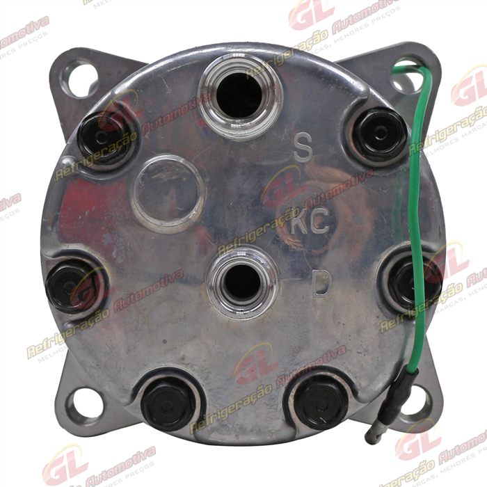 Compressor Modelo AA7H15AA 8 Orelhas Descarga / Sucção Traseira O'ring - 24 Volts Polia 2A 132 mm R134a — foto 5