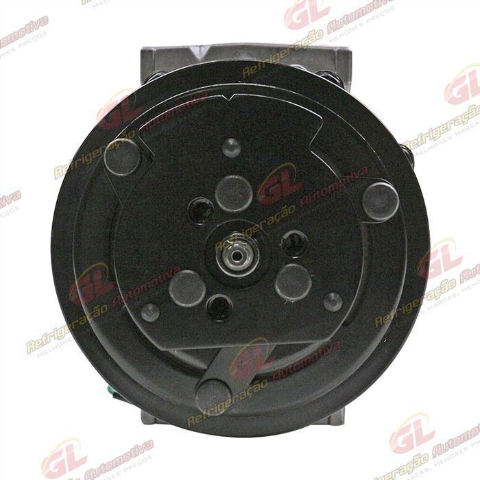 Compressor Modelo AA7H15AA Parafuso Passante Descarga/Sucção Traseira Engate - 24 Volts Polia 8pk 119mm — foto 3