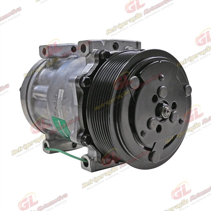 Compressor Modelo AA7H15AA Parafuso Passante Descarga/Sucção Traseira Engate - 24 Volts Polia 8pk 119mm — foto 4