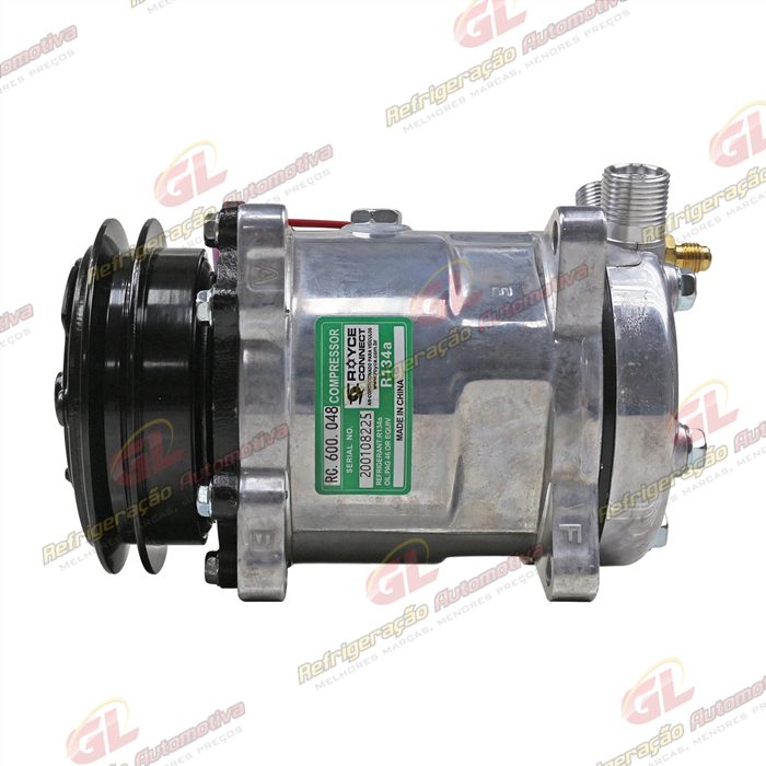 Compressor Modelo 5H14 Universal 8 Orelhas - 12 Volts Polia Canal 1A 124mm R134a