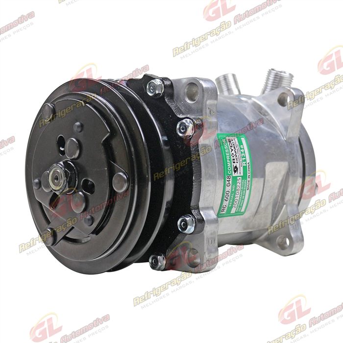 Compressor Modelo 5H14 Universal 8 Orelhas - 12 Volts Polia Canal 1A 124mm R134a — foto 2