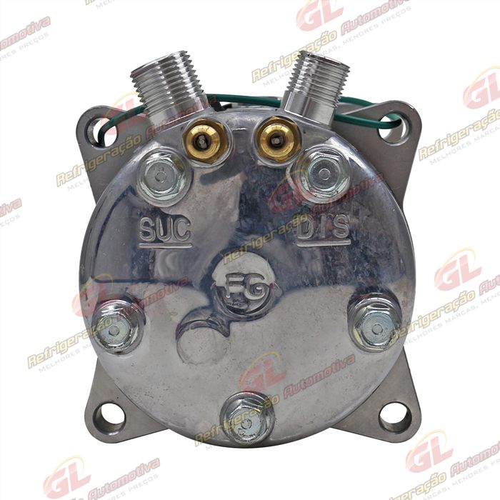 Compressor Modelo 5H14 Universal 8 Orelhas - 24 Volts Polia Canal 1A 128mm R134a — foto 5