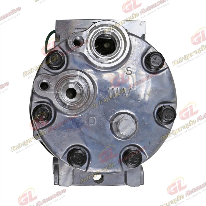 Compressor Modelo AA7H15AA Caminhão Volvo NH/FH/FM 1998 Até 2007/ Caminhão VM 2008 Até 2022/ Máquina Volvo - 24 Volts Polia 8pk 132mm — foto 7