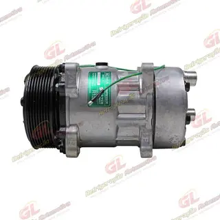 Compressor Modelo AA7H15AA 8 Orelhas Descarga/Sucção Traseira O´ring - 24 Volts Polia 8pk 119mm R134a