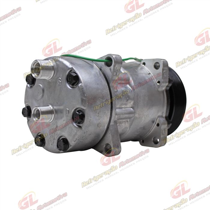 Compressor Modelo AA7H15AA 8 Orelhas Descarga/Sucção Traseira O´ring - 24 Volts Polia 8pk 119mm R134a — foto 6