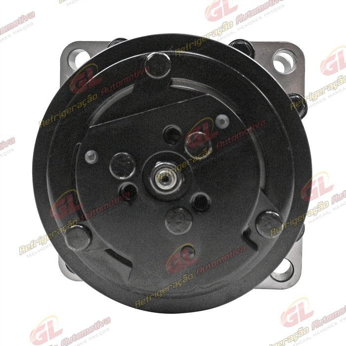 Compressor Modelo AA7H15AA Máquina New Holland 8 Orelhas Descarga/Sucção Traseira O´ring - 12 Volts Polia 8pk 119mm R134a — foto 3