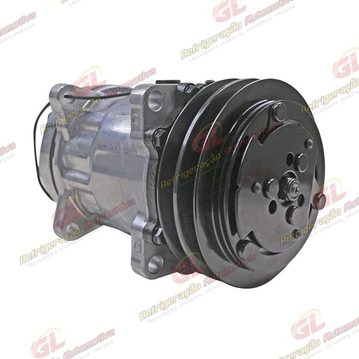 Compressor Modelo AA7H15AA U8088 Máquina Pulverizadora Valtra BS3020H/ Trator Massey Ferguson 6360 / 8 Orelhas Sucção e Descarga Traseira Engate - 12 Volts Polia 2A 132mm R134a OEM: 3782613M2 — foto 4