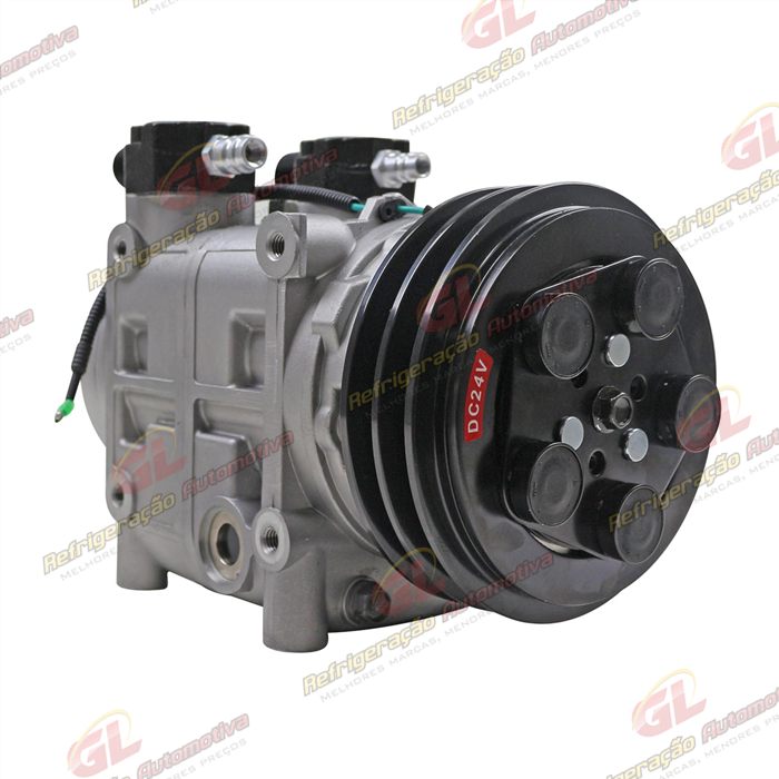 Compressor Modelo TM31HD Ônibus 313cm³ - 24 Volts Polia 2A 158mm R134a — foto 2
