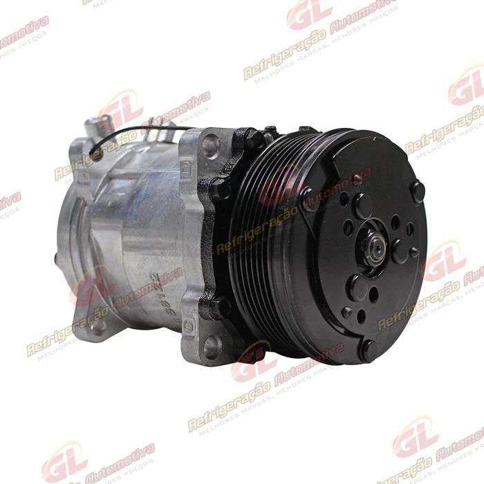 Compressor Modelo AA5H14AA 8 Orelhas - 12 Volts Polia 6pk 119mm Universal R134a — foto 4