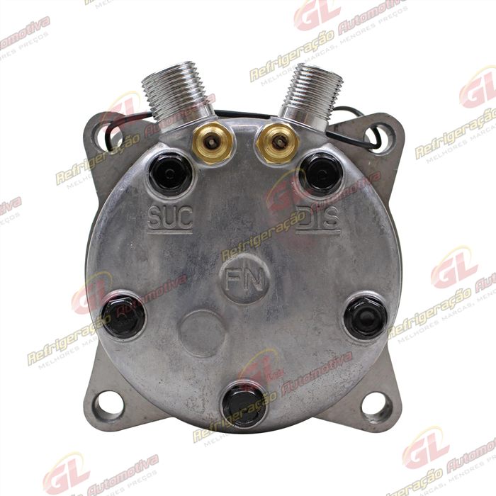 Compressor Modelo AA5H14AA 8 Orelhas - 12 Volts Polia 6pk 119mm Universal R134a — foto 7