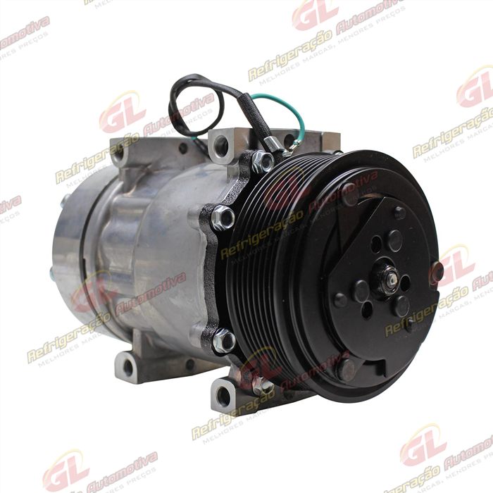 Compressor Modelo AA7H15AA 7980 Caminhão Scania >2007 - 24 Volts 8pk 119mm OEM: 1412263/ 1888034 — foto 4