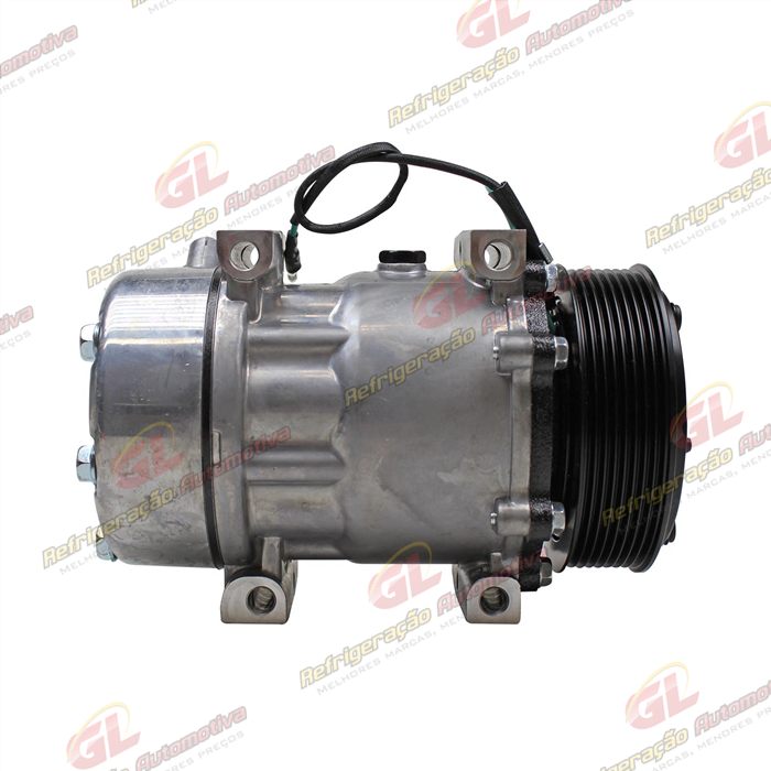 Compressor Modelo AA7H15AA 7980 Caminhão Scania >2007 - 24 Volts 8pk 119mm OEM: 1412263/ 1888034 — foto 5