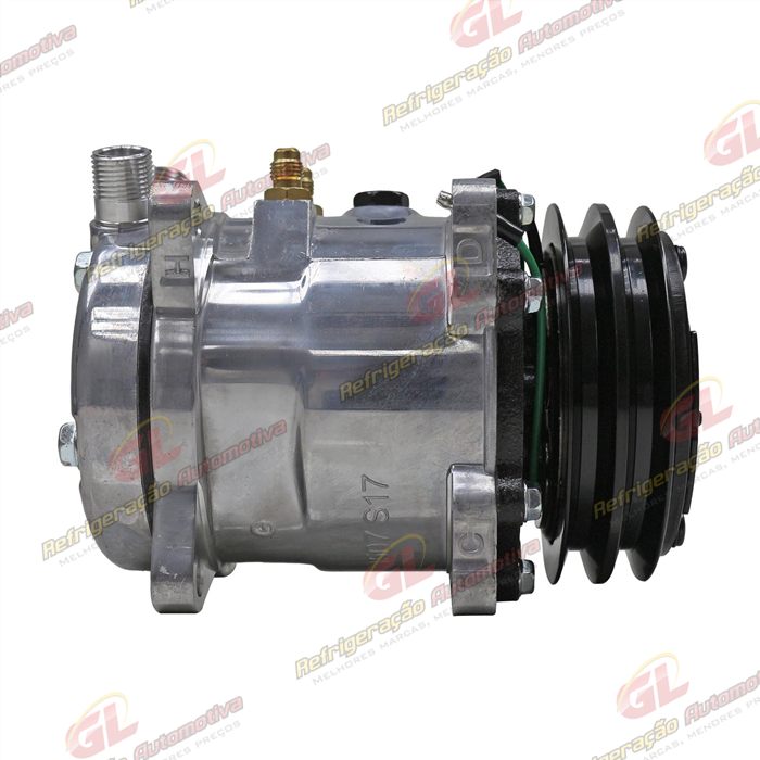 Compressor Modelo SE507 5H11 8 Orelhas - 24 Volts Polia 2A 125mm R134a — foto 4