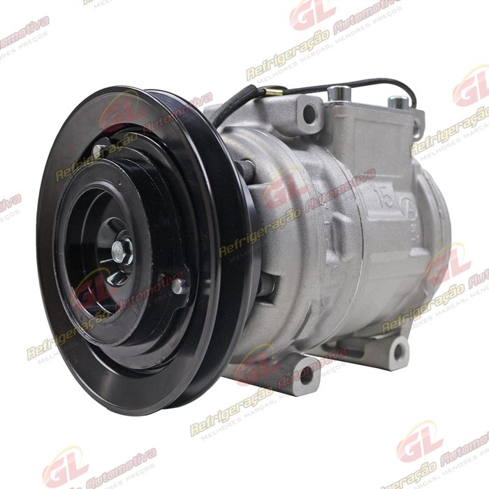 Compressor Modelo Denso 10PA15C Mitsubishi Pajero/ Montero 1988 Até 1994 - 12 Volts Polia Canal 1A 144mm — foto 8