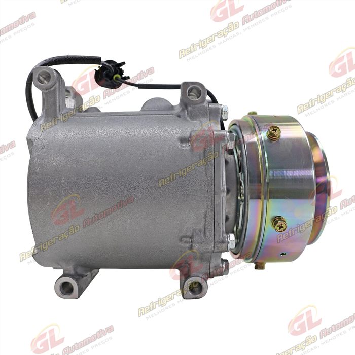 Compressor Mitsubishi Pajero Modelo Sport 4WD SE / MSC105C 1G 1997 Até 2004 3.0L / 3.5L - 12 Volts Polia Canal 1A 93mm — foto 4