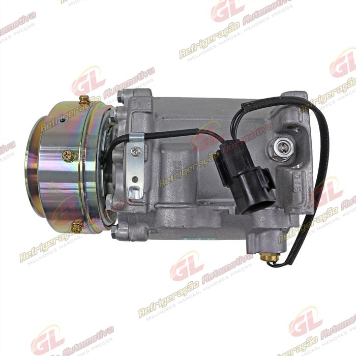 Compressor Mitsubishi Pajero Modelo Sport 4WD SE / MSC105C 1G 1997 Até 2004 3.0L / 3.5L - 12 Volts Polia Canal 1A 93mm — foto 6