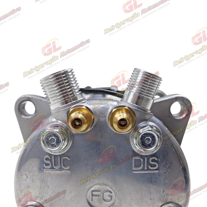 Compressor Modelo 5H14 8 Orelhas - 12 Volts Polia 8pk 123mm Universal R134a — foto 8