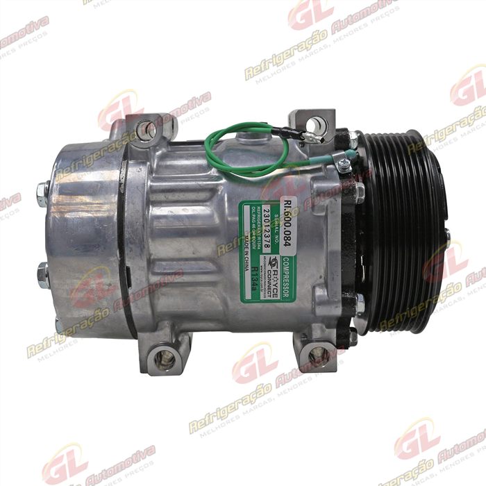 Compressor Modelo BB7H15BB 7980 Caminhão Scania >2007 - 24 Volts 8pk 119mm OEM: 1412263 — foto 4