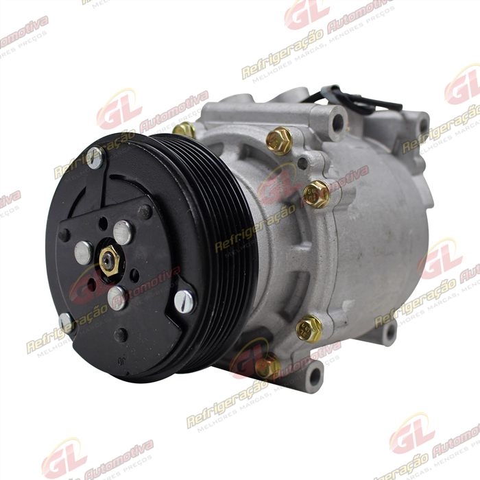 Compressor BBTRSA09BB Modelo 4984 Honda Civic 2001 Até 2006 - 12 Volts Polia 6pk 110mm — foto 2