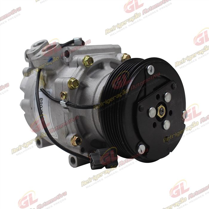 Compressor BBTRSA09BB Modelo 4984 Honda Civic 2001 Até 2006 - 12 Volts Polia 6pk 110mm — foto 4