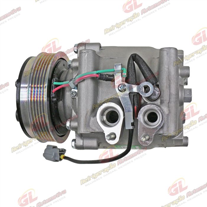 Compressor Modelo TRSA09 Honda Fit 2004 Até 2007 - 12 Volts Polia 5pk 110mm — foto 8