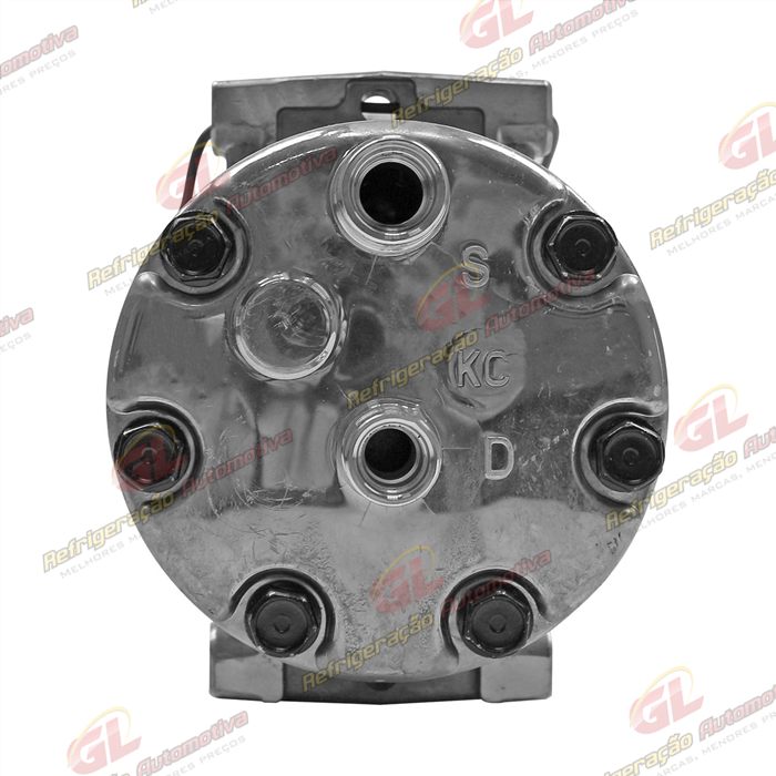 Compressor Modelo AA7H15AA Parafuso Passante Descarga e Sucção Traseira O´ring - 24 Volts Polia 2A 132mm — foto 7