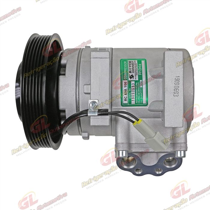 Compressor Modelo Visteon HS15 Ford Fiesta / EcoSport 1.6 - 12 Volts Polia 6pk 143mm — foto 8