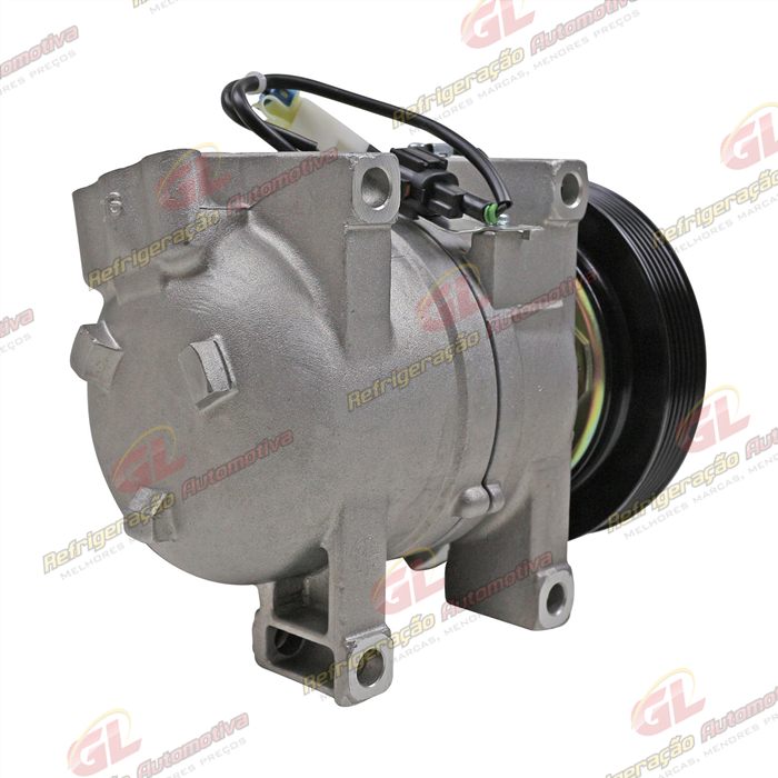 Compressor Zexel Nissan Frontier / X-Terra Motor 2.8 Até 2007 - 12 Volts Polia 6pk 143mm — foto 6