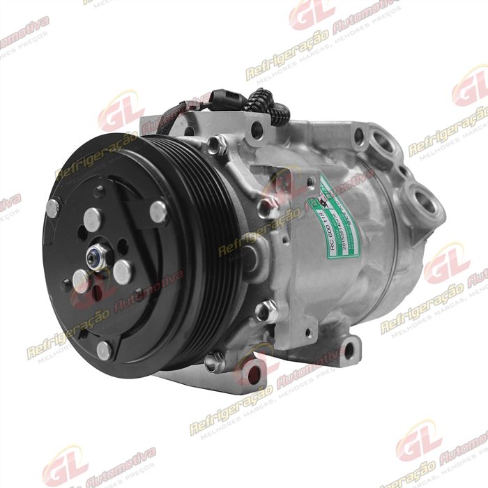 Compressor Sanden SD7V16 Citroën Picasso 2.0 2003> - 12 Volts Polia 6pk 123mm OEM: 6453KT / 1267 — foto 2