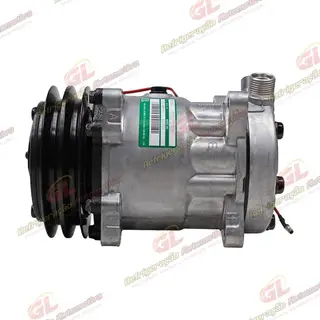 Compressor SANDEN AA7H15AA Original 4664 Trator Uniport 2011> 8 Orelhas - 12 Volts Polia 2A 132mm OEM: 6218551