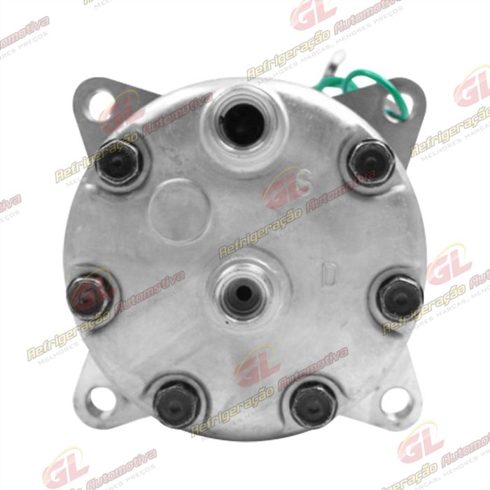 Compressor SANDEN 4765 AA7H15AA 8 Orelhas Descarga e Sucção Traseira O´ring - 24 Volts Polia 8pk 120 mm — foto 7
