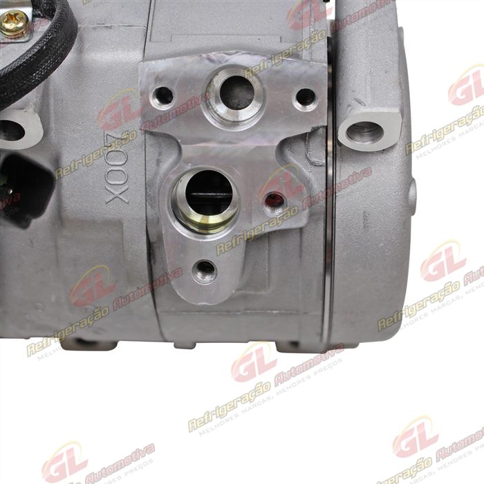 Compressor Modelo Denso 10S17C Máquina Caterpillar 310/320-BL - 24 Volts Polia Canal 1A 135mm OEM: 245-7781/ 176-1895/ 201-3837 — foto 8