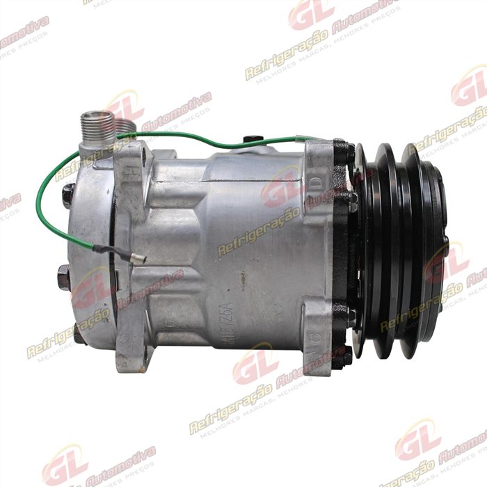 Compressor SANDEN Original 4741 AA7H15AA 8 Orelhas 200cc - 24 Volts Polia 2A 125mm — foto 5