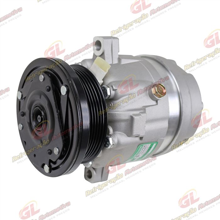 Compressor Modelo V5 Chevrolet Omega 2.2 4c. 1995 Até 1998 R134a - 12 Volts Polia 6pk 106mm OEM:1135143 — foto 2