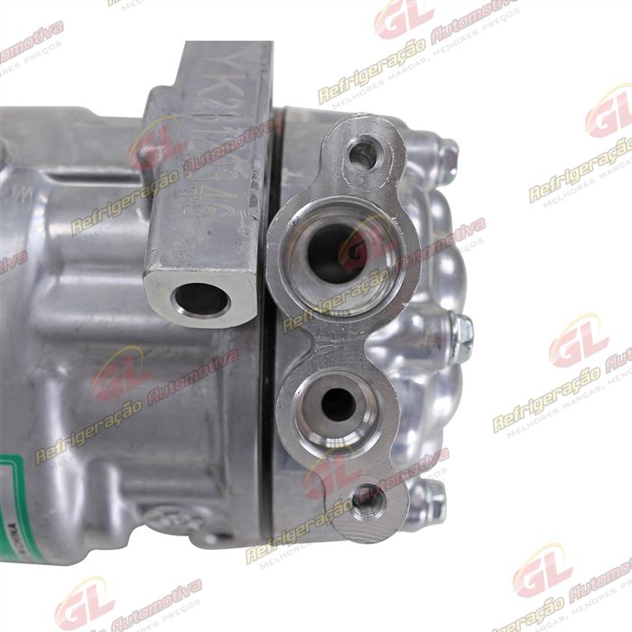 Compressor Modelo Sanden SD7V16 Renault Duster/ Clio/ Megane/ Scenic/ Kangoo/ Logan/ Sandero/ Nissan OEM: 8200802609 - 12 Volts Polia 6pk 125mm — foto 7