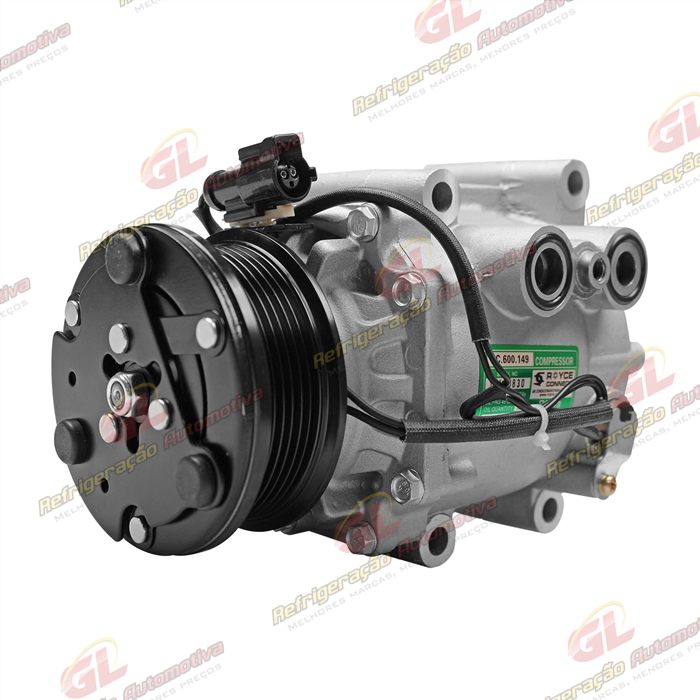 Compressor Ford Focus 2007> Motor Duratec - 12 Volts Polia 6pk 95mm — foto 2