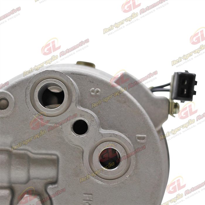 Compressor Modelo Harrison V5 Volkswagen Polo / Golf Até 1998 - 12 Volts Polia 6pk 130mm — foto 8