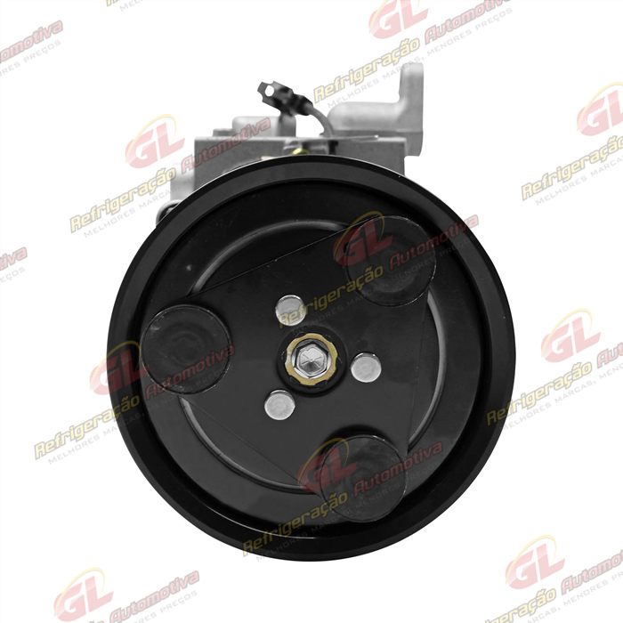 Compressor Modelo Halla Hyundai Santa Fé 2.0 8 Válvulas 2001 Até 2009 - 12 Volts Polia 6pk 118mm — foto 3