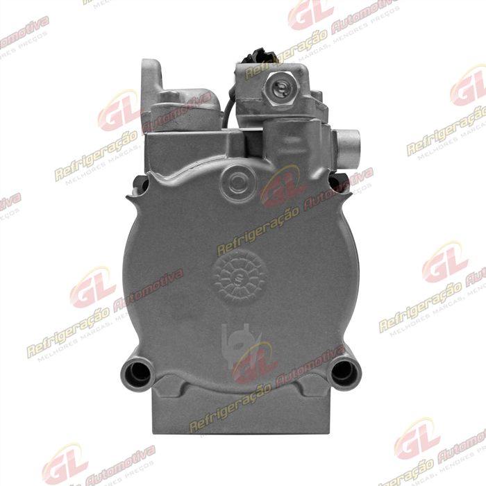 Compressor Modelo Halla Hyundai Santa Fé 2.0 8 Válvulas 2001 Até 2009 - 12 Volts Polia 6pk 118mm — foto 7