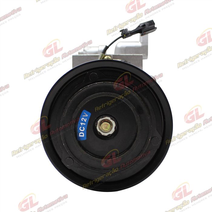 Compressor Modelo Halla Hyundai Santa Fé 2.4 8 Válvulas 2001 Até 2009 - 12 Volts Polia 5pk 123mm — foto 3