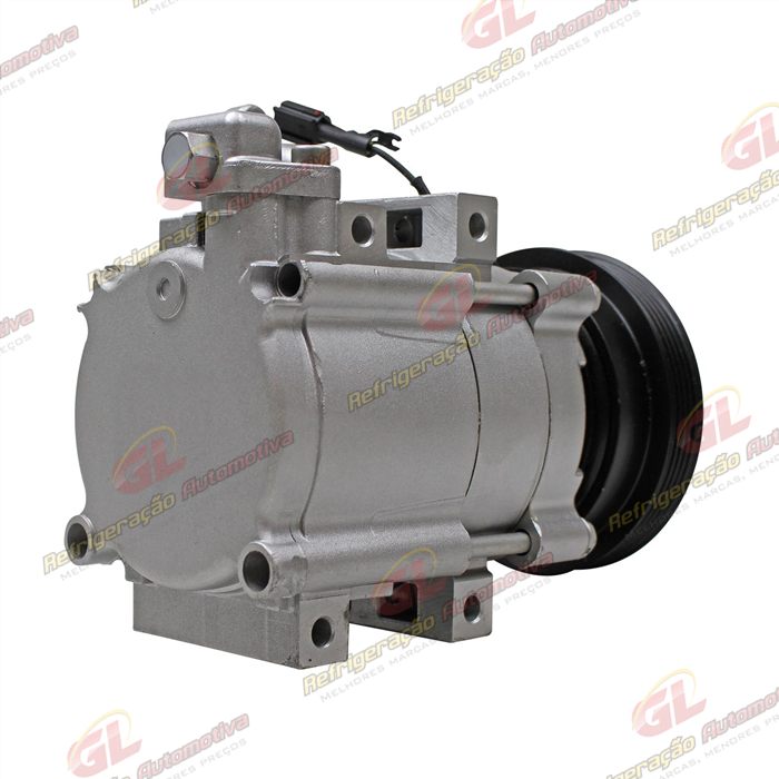 Compressor Modelo Halla Hyundai Santa Fé 2.4 8 Válvulas 2001 Até 2009 - 12 Volts Polia 5pk 123mm — foto 6