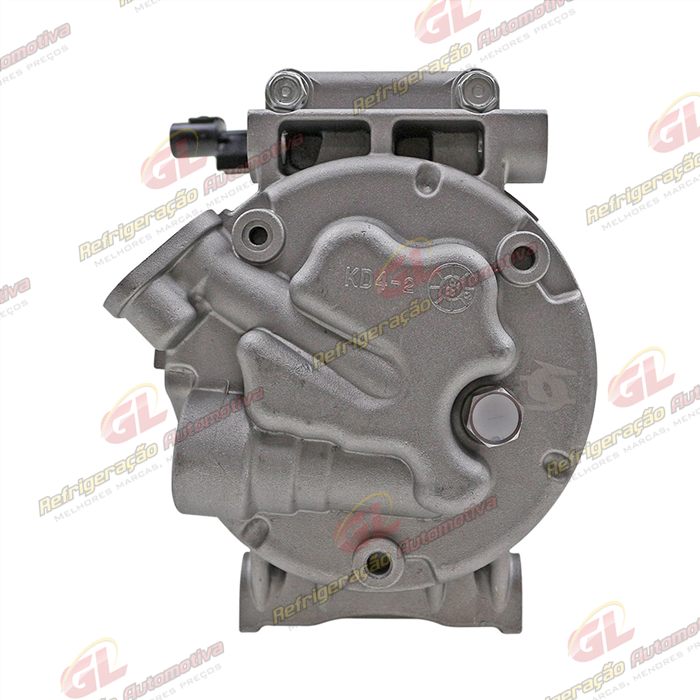 Compressor Modelo Halla Hyundai Vera Cruz 3.0 V6/ Santa Fé 2.7 12 Válvulas/ Azera/ Kia Sorento 2007 Até 2009 - 12 Volts Polia 6pk 124mm — foto 7