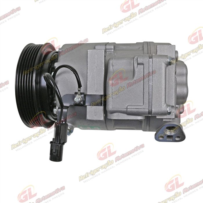 Compressor Modelo Halla Hyundai Vera Cruz 3.0 V6/ Santa Fé 2.7 12 Válvulas/ Azera/ Kia Sorento 2007 Até 2009 - 12 Volts Polia 6pk 124mm — foto 8