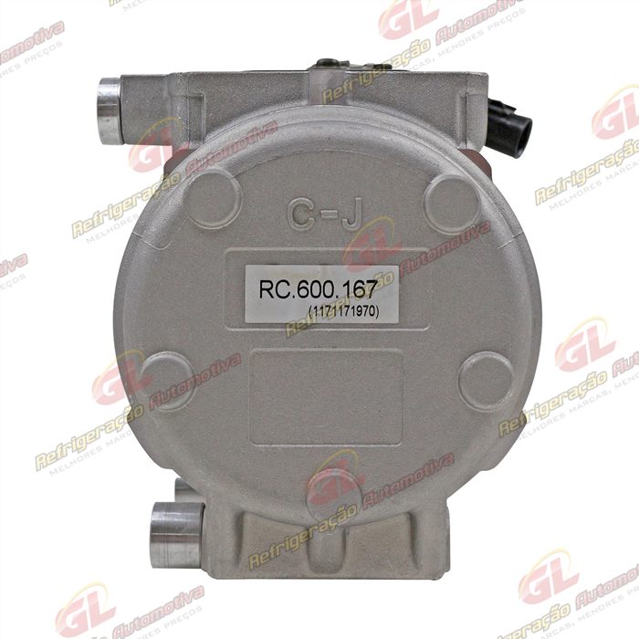 Compressor Modelo Denso 10PA15 Doowon Hyundai Tucson/ Kia Sportage/ New Sportage Gasolina e Diesel 2.0/2.7 8 Válvulas 2007> - 12 Volts Polia 4pk 123mm — foto 7