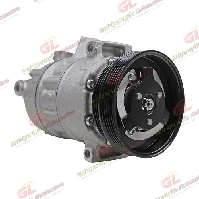 Compressor Modelo Sanden Polia Dupla Volkswagen Jetta 2.5 2006 Até 2010 - 12 Volts — foto 4