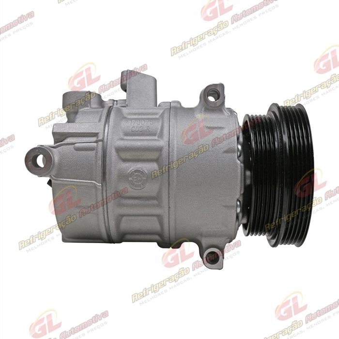 Compressor Modelo Sanden Polia Dupla Volkswagen Jetta 2.5 2006 Até 2010 - 12 Volts — foto 5